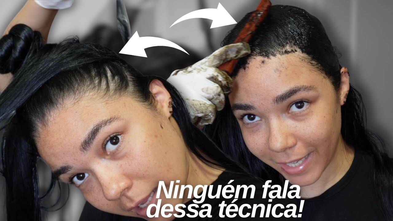 Descobri a MELHOR técnica pra o henê alisar de verdade 😳