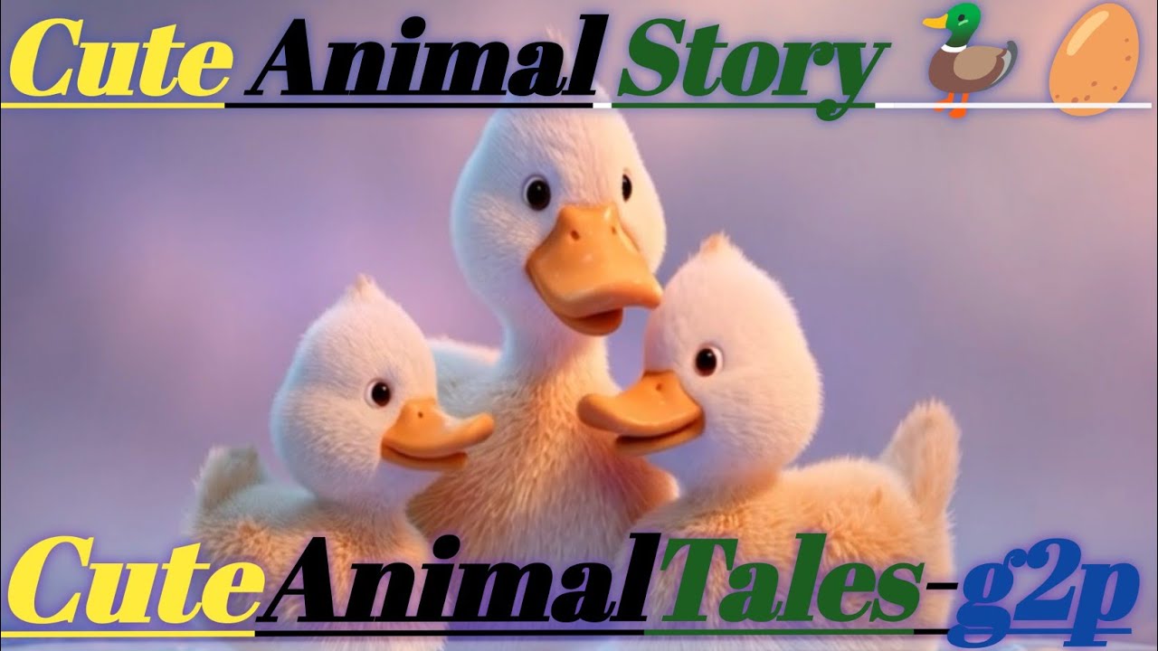 Hatch Duck Eggs with Hole Nest 🦆🥚 | Cute Animal Story | 3D Animation | CuteAnimalTales-g2p