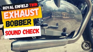 CUSTOM BOBBER EXHAUST (BAAK) - Royal Enfield Interceptor 650 by Bavure Garage 19,645 views 3 years ago 41 seconds