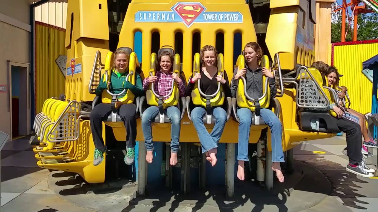 Superman- Six Flags St. Louis - YouTube