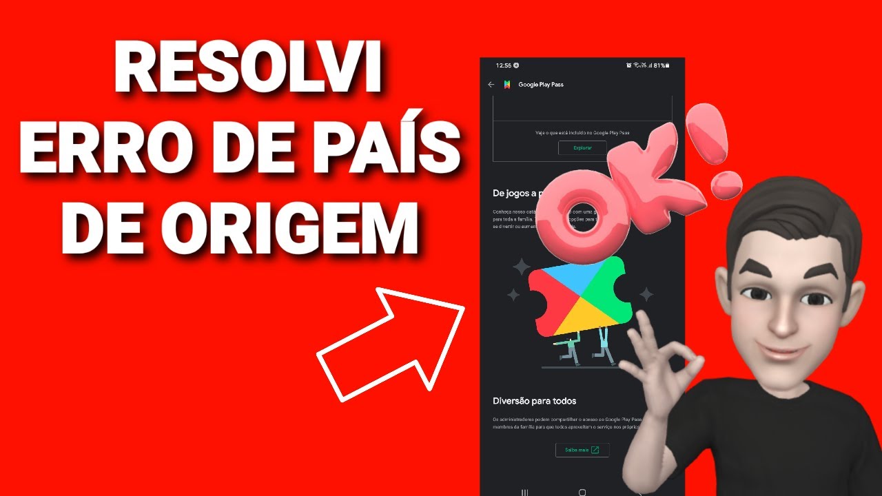 Erro ao comprar jogo no play store. Pedindo para confirmar o país