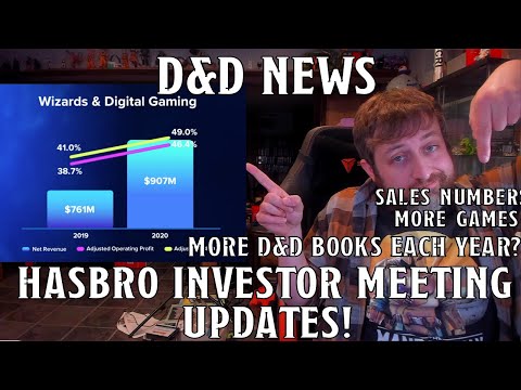 WotC/D&D News from the Hasbro Investor Meeting! | Nerd Immersion