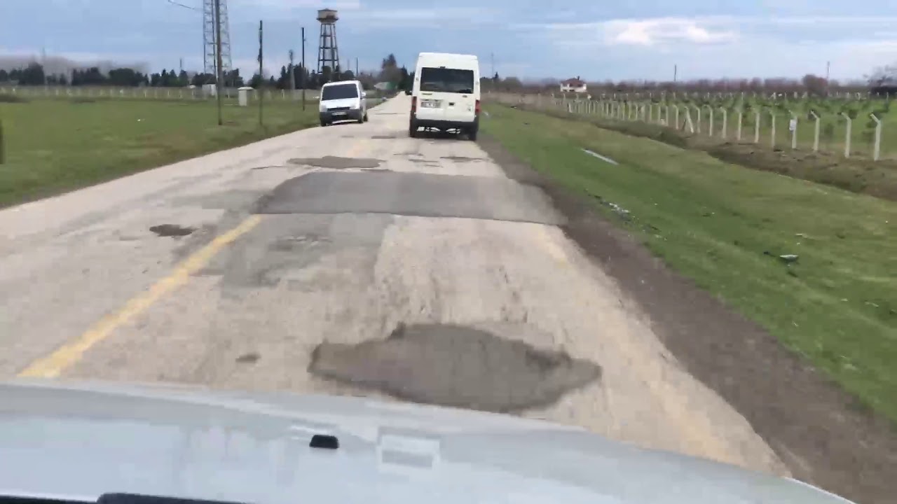 SAMSUN ÇARŞAMBA İLÇESİ KÖY YOLLARİ