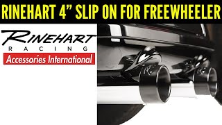 Rinehart 4 Slip-on Exhaust for Harley Freewheeler Trikes (2015-) (500-0104)
