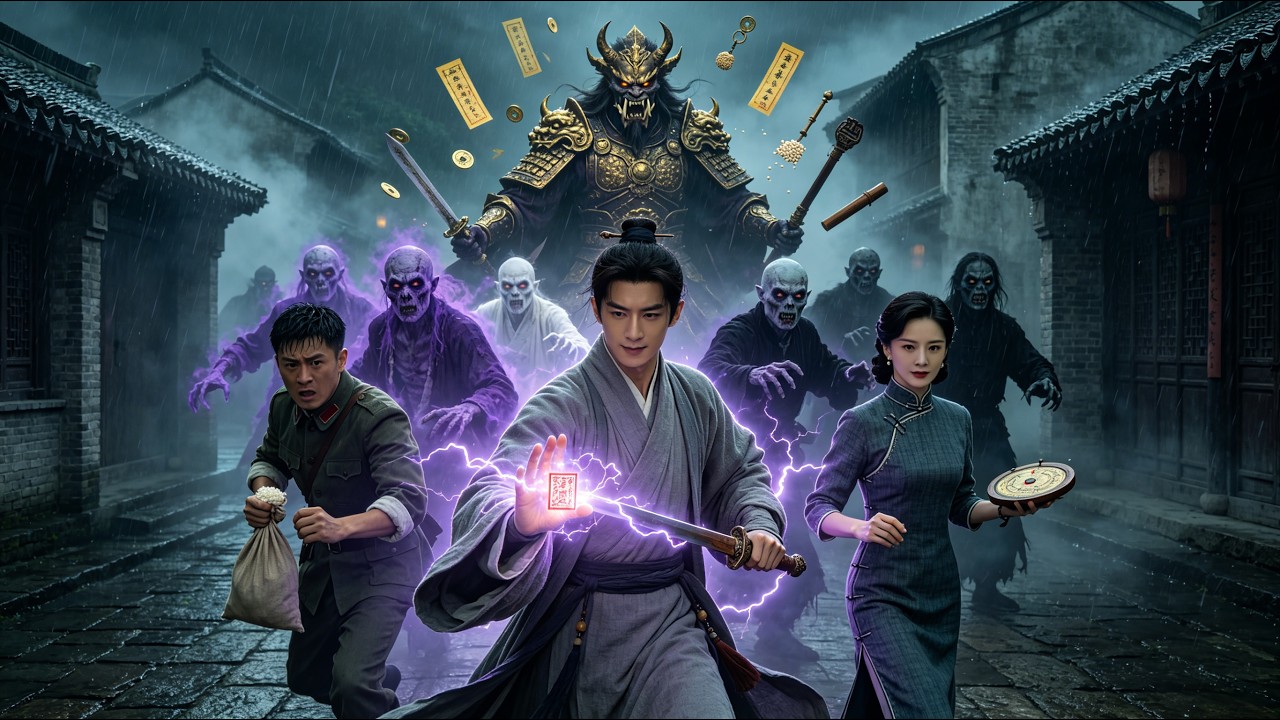茅山道士大戰千年殭屍王