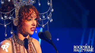 Chappell Roan Inducts Cyndi Lauper | Live @ The Rock  & Roll Hall Of Fame Induction Ceremony 2025