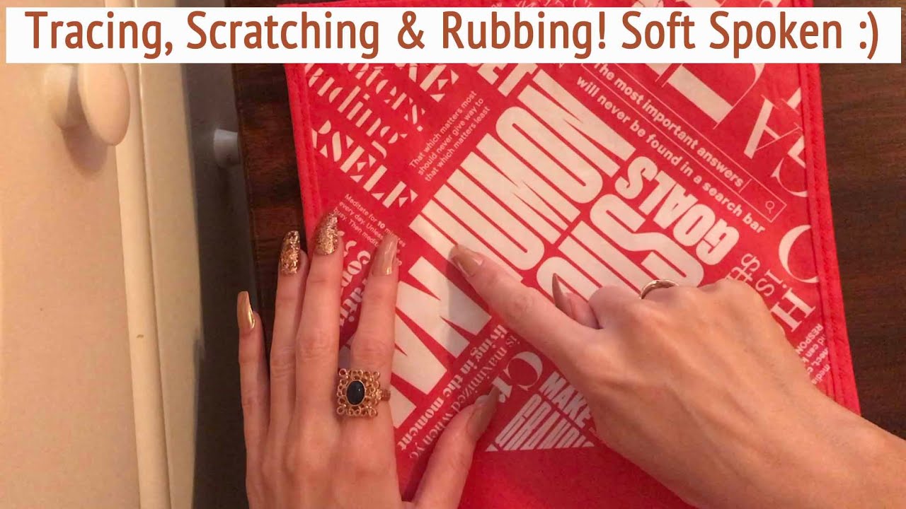ASMR * Alex's Custom Video * Tracing, Scratching & Rubbing! * Bags, Pillows & Magazines *Soft Spoken