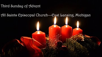Third Sunday of Advent Wreath Lighting Ceremony