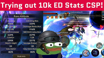 Trying out 10k ED stats - Cross Server Battle - Legacy of Discord - Apollyon