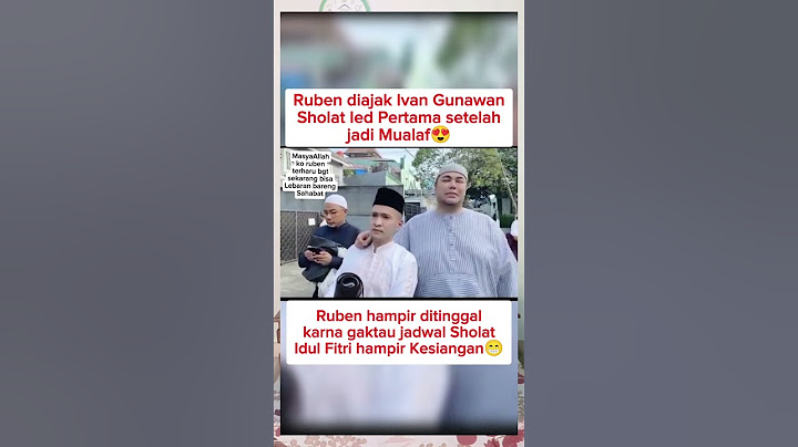 Sholat Idul Fitri Pertama Ruben Onsu #shorts #rubenonsu #ivangunawan #selebriti #beritaterkini #fyp