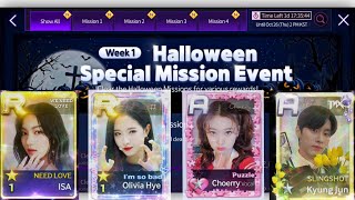 week 1 Halloween Reward collection 👻| SuperStar P NATION/STAYC/LOONA