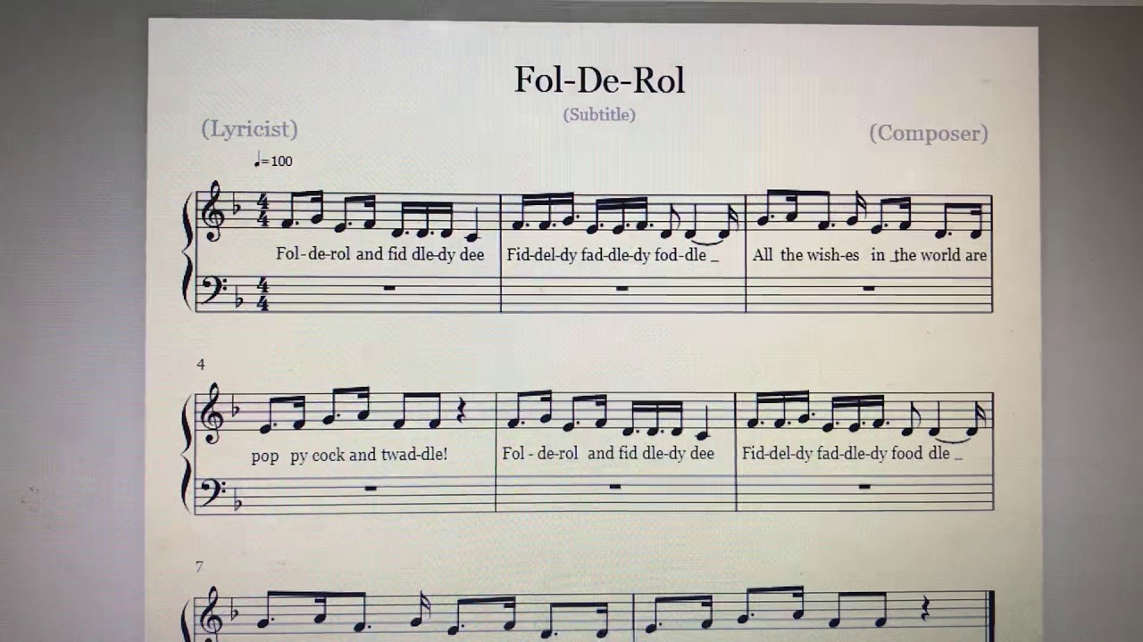 Fol de rol - YouTube