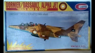 Dornier ALPHAJET 1:72 LODELA Scale Model Kit VIDEO REVIEW