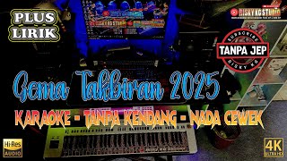 TAKBIRAN TANPA KENDANG VERSI KARAOKE TANPA VOKAL || DJ TAKBIRAN KARAOKE TANPA VOKAL TANPA JEP