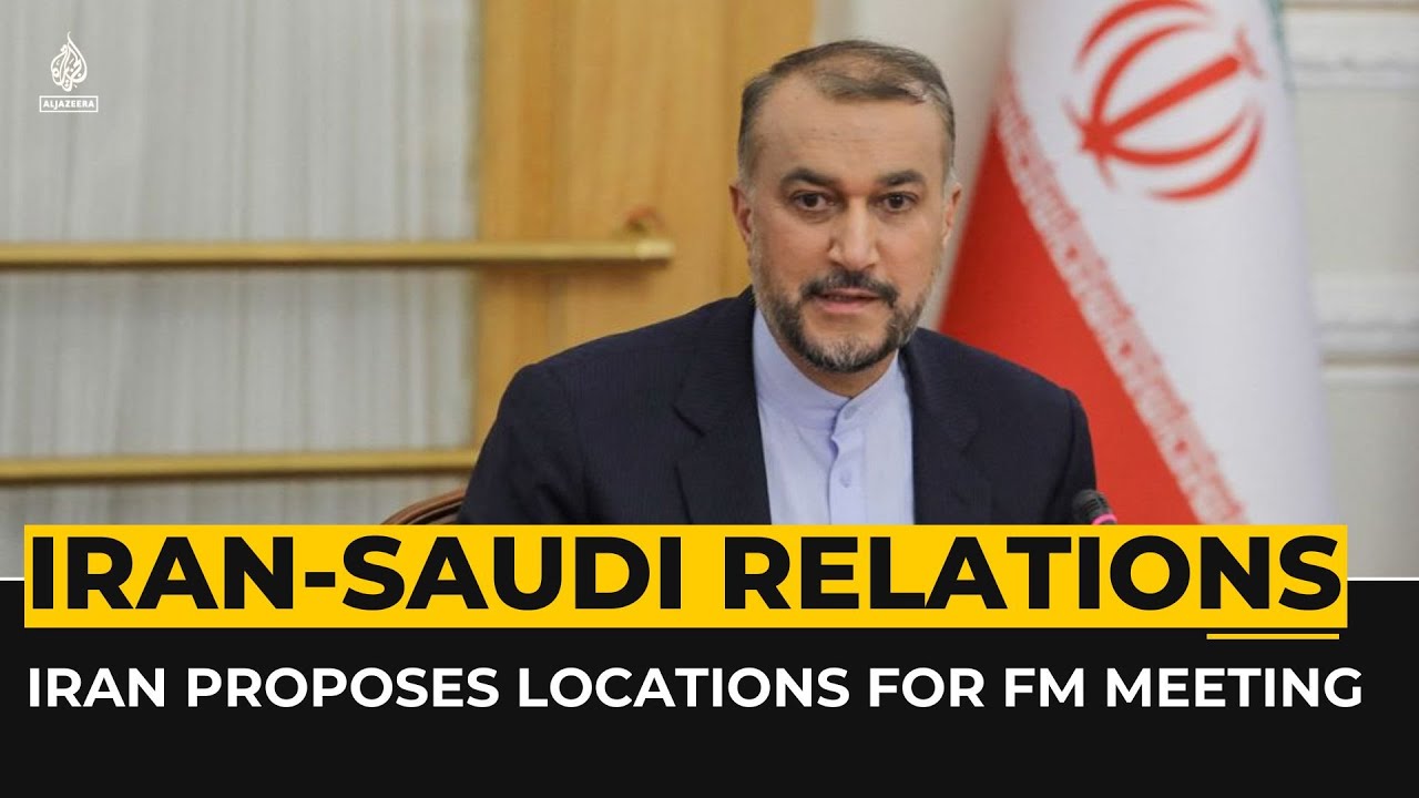 إيران تقترح على المملكة العربية السعودية مواقع لعقد اجتماع وزاري