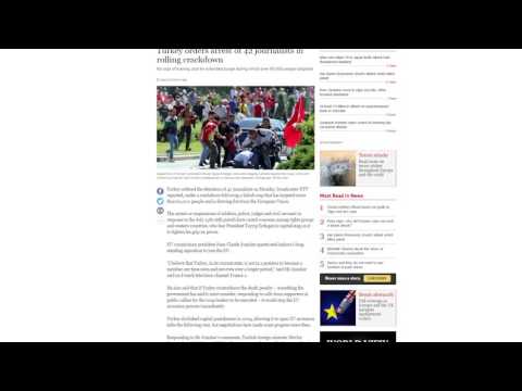 თურქეთის პროკურატურამ 42 ჟურნალისტის დაკავების ორდერი გასცა