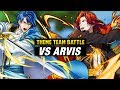 INFERNAL Arvis GHB Vs. Sigurd & FE4 Gen 1 Units - Fire Emblem Heroes Theme Team Battle