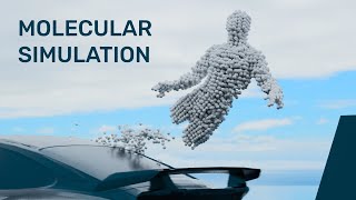Blender Ragdoll Molecular Simulation | Car Impact