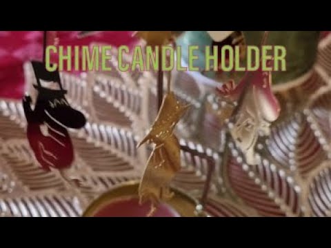 CHIME CANDLE HOLDER #chimes #candleholder #moomin #traditional #gold #candleholder