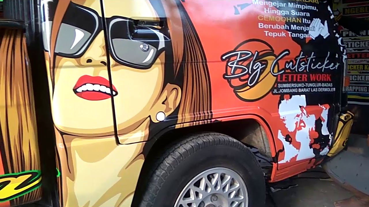 Jual Sticker Mobil Carry Pickup Full Boddy Decal Printing Sticker