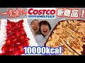 【10,000kcal】コストコ新商品スイーツ！チートデイに高カロリーなケーキを爆食！【大食い】