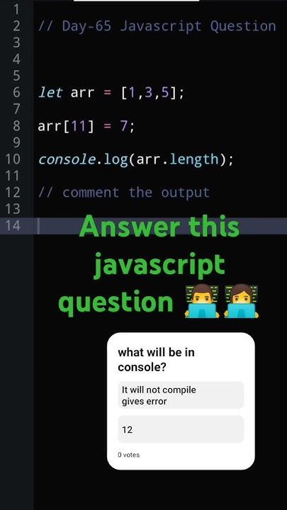 Day-65 Javascript Question #javascript #javascriptlearning #programming ...