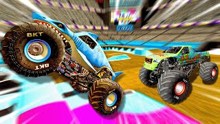 Monster Truck STUNT Challenge Ends in DISASTER in BeamNG Drive Mods?! screenshot 4
