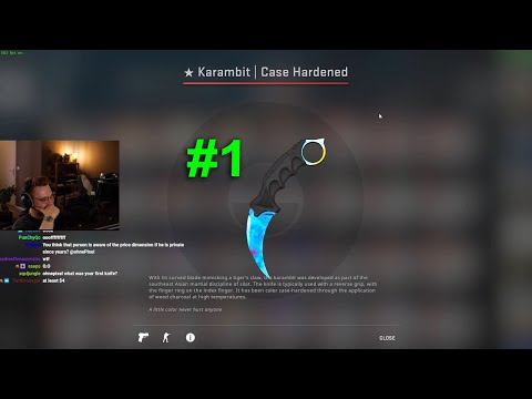 the most expensive knife in csgo ($800,000)