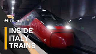 Inside of A High-Speed ITALO TRENO | Italy Trains | Rail Ninja Review Resimi