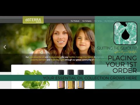 Navigating your doTERRA account and placing your first order