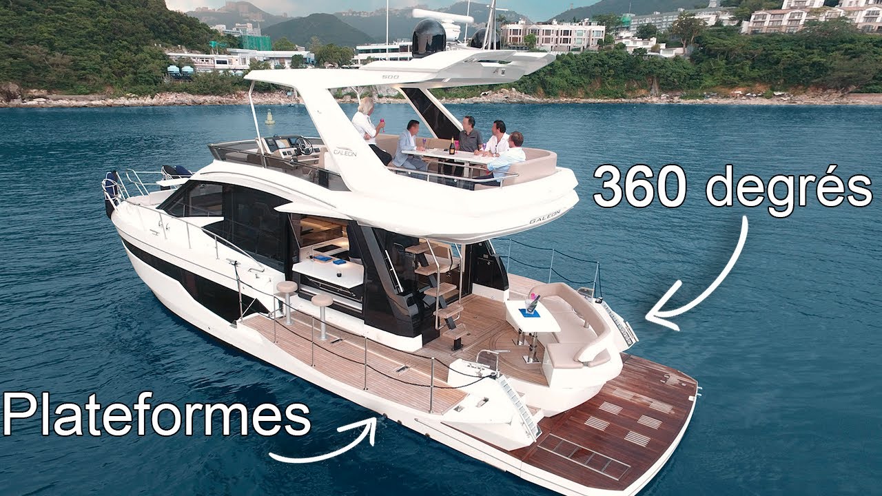 Visite du Galeon 500 Fly - Le yacht le plus innovant pour 1 million d'euros ?