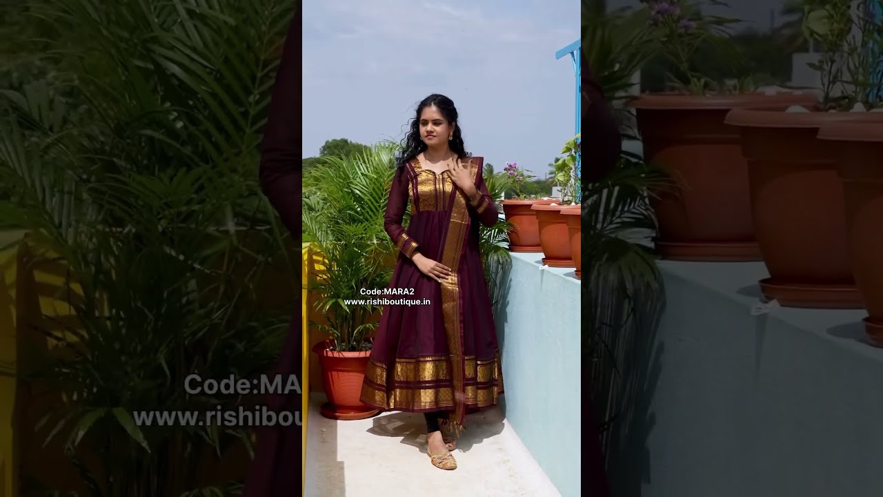 Pls Check Description For Price DetailsPremium Chettinad Kanchi Cotton Fully Stitched Anarkali Suit