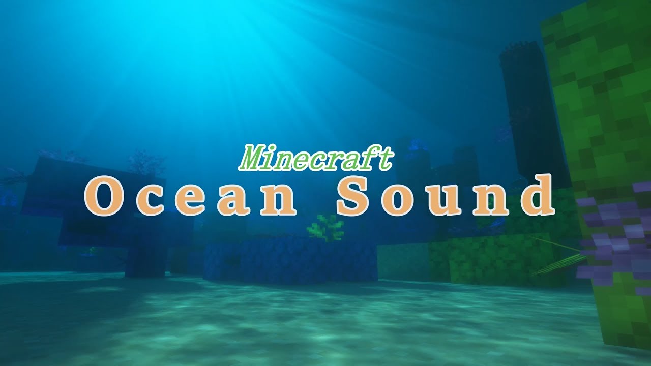 【睡眠BGM 60分間】Minecraft ASMR Ocean Sound =海の音= 4K 60FPS #Minecraft #ASMR ...
