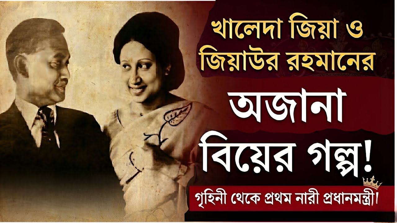 জিয়াউর রহমান এবং বেগম খালেদা জিয়ার—ঐতিহাসিক বিয়ের ঘটনা | ZiaurRahman & Khaleda Zia Marriage Story