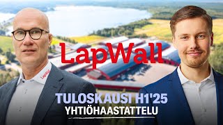 Lapwall H125 Tilauskanta Antaa Selkänojaa Haastavassa Markkinassa