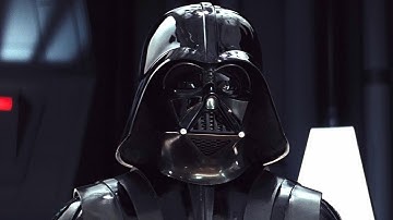 "You have failed me for the last time, Admiral," Darth Vader says without any background noise.