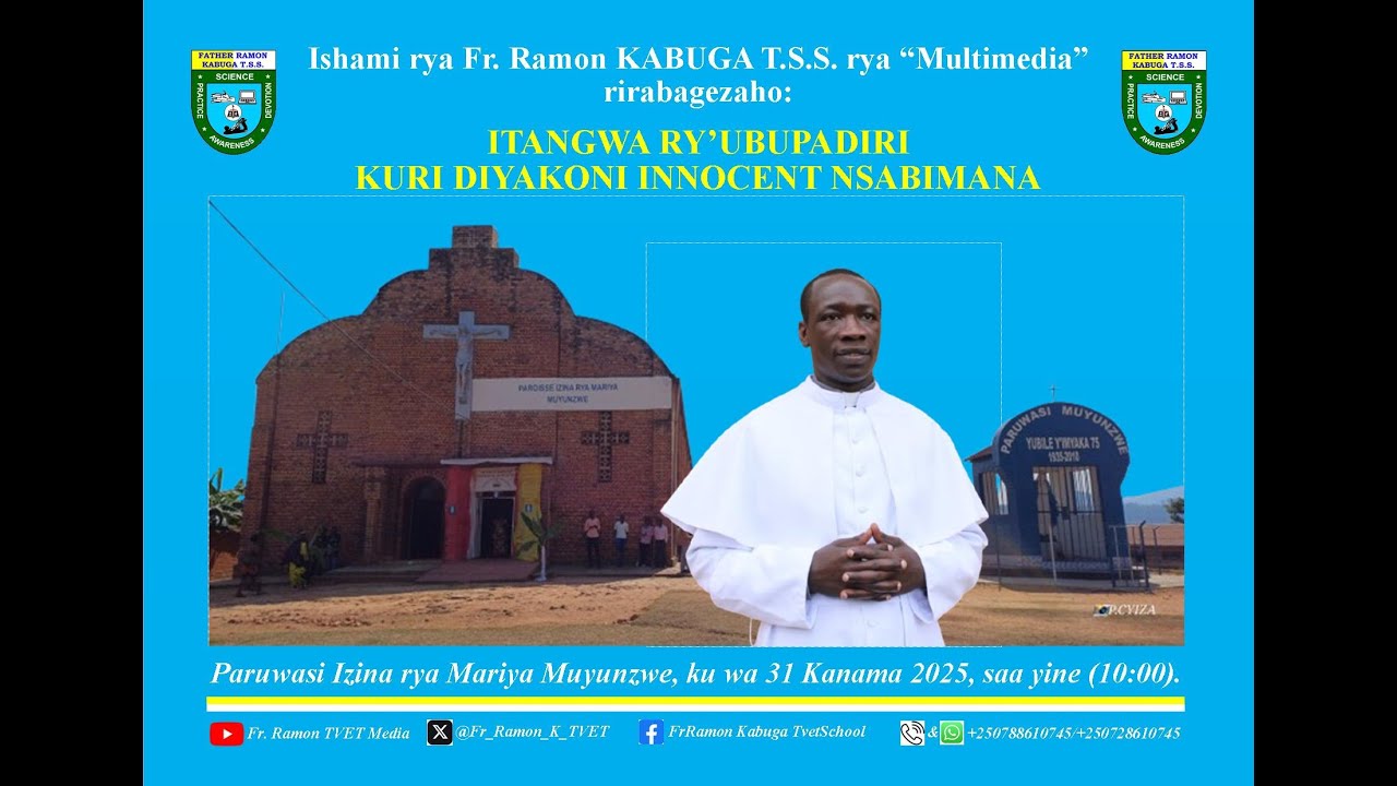 PARUWASI MUYUNZWE: ITANGWA RY'UBUPADIRI