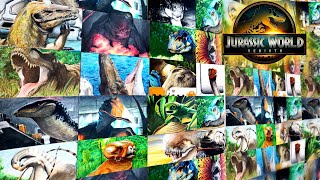 Drawing All Dinosaurs from Jurassic World: Rebirth
