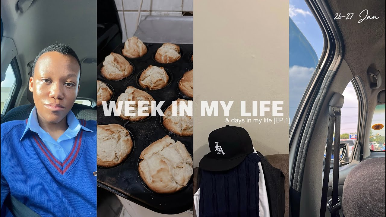VLOG: Week in my life[EP. 1] | school.  market day.   recap | South African YouTuber🇿🇦