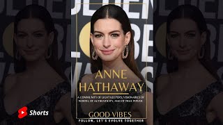Anne Hathaway Speech | A Community Of Light Keepers, Visionaries Of Worth, Of Authenticity shorts
