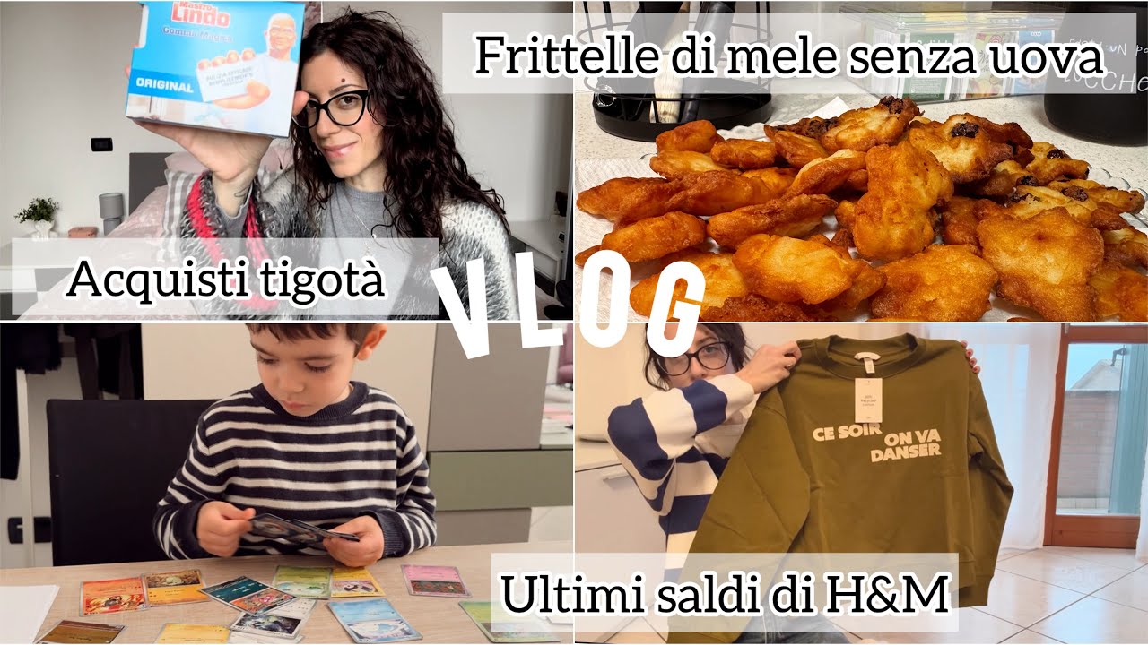 Acquisti tigotà | Frittelle di mele vegane 🍎🤤 | Ultimi saldi di H&M | vlog febbraio 