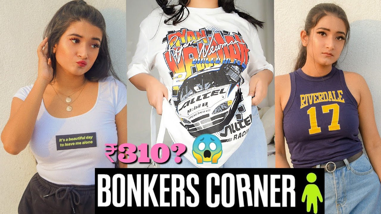 Bonkers Corner Haul, Instagram Store huge discount, Graphic tees at cheap  prices