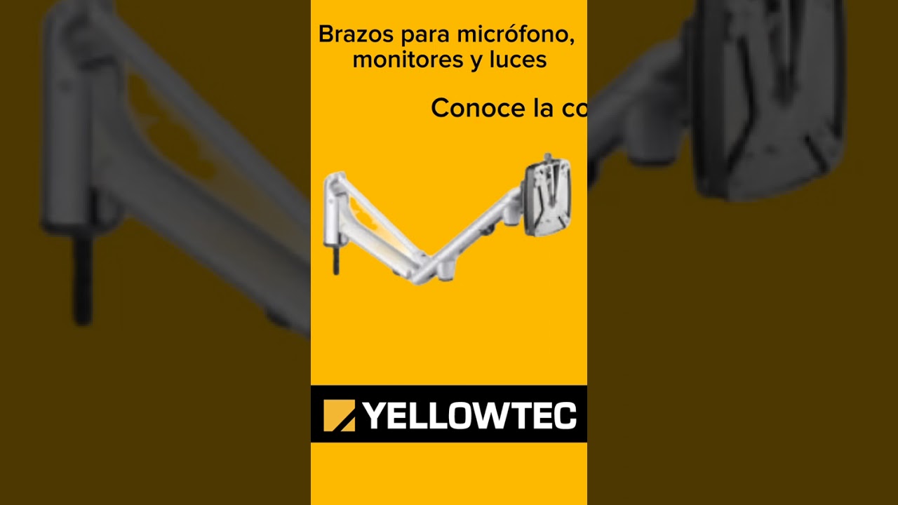 Brazos para micrófonos, monitores y luces Yellowtec