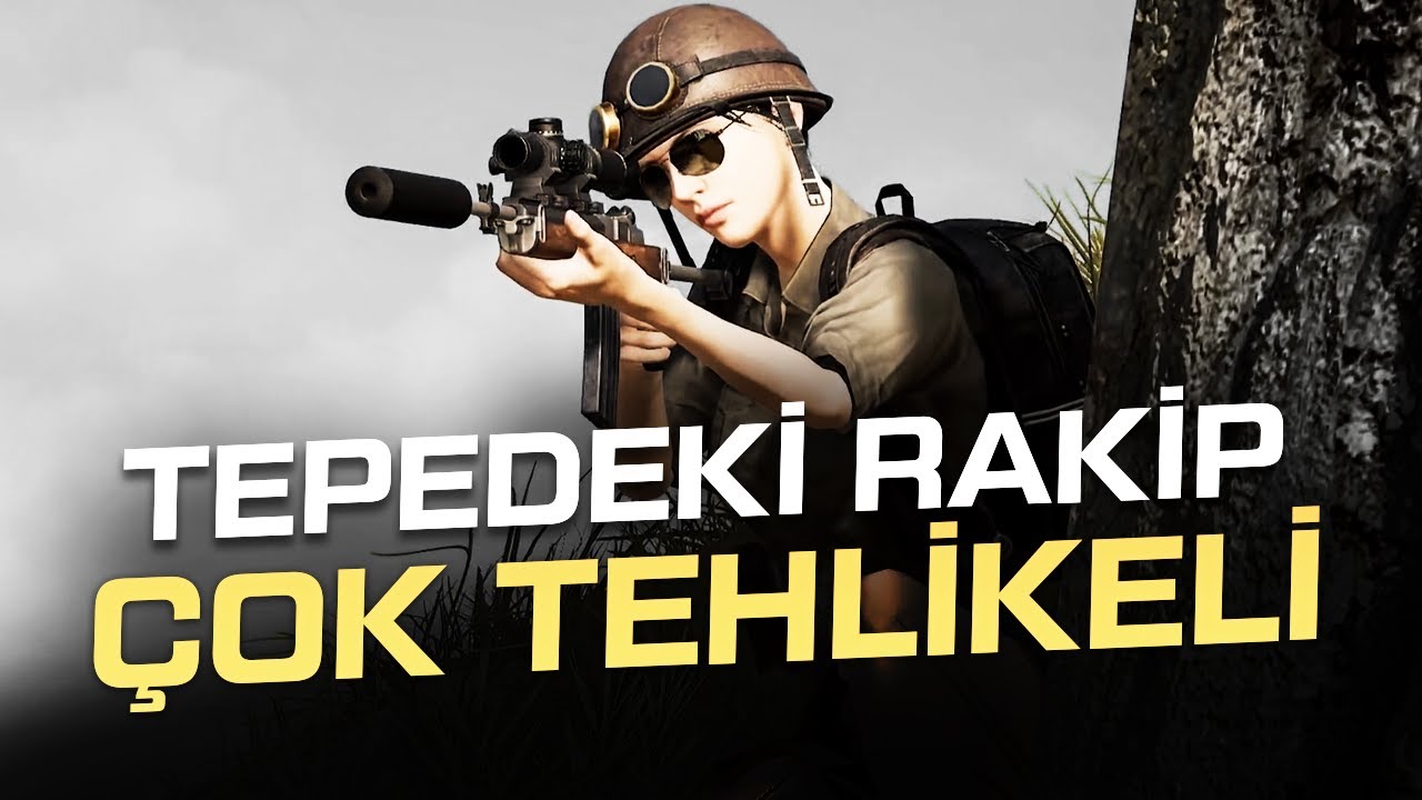 TEPEDE BEKLEYEN RAKİP ÇOK TEHLİKELİ [PUBG]