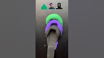 Squid Game characters mixing Guess the mixed color #satisfying #colormixing #squidgame2 #mix