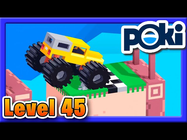 How to Beat Drive Mad Level 21 at Poki Car Games [4K] 