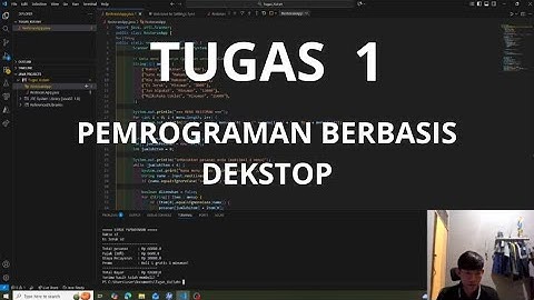 Tugas 1 Pemrograman Berbasis Desktop Universitas Terbuka