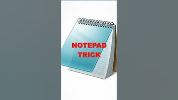 use this cool trick on windows notepad