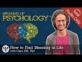 How to Find Meaning in Life with Clara Hill, PhD (SOP75)