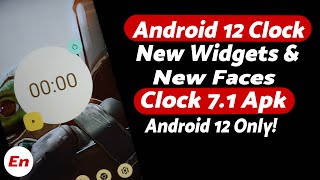 Android 12 Clock With New Stopwatch Widget & New Clock Faces | Google Clock 7.1 APK Download screenshot 2